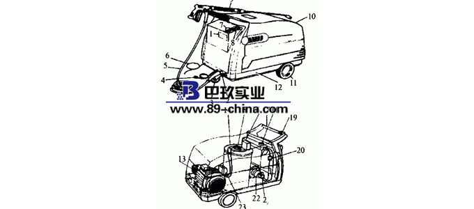 高壓清洗機結(jié)構(gòu)
